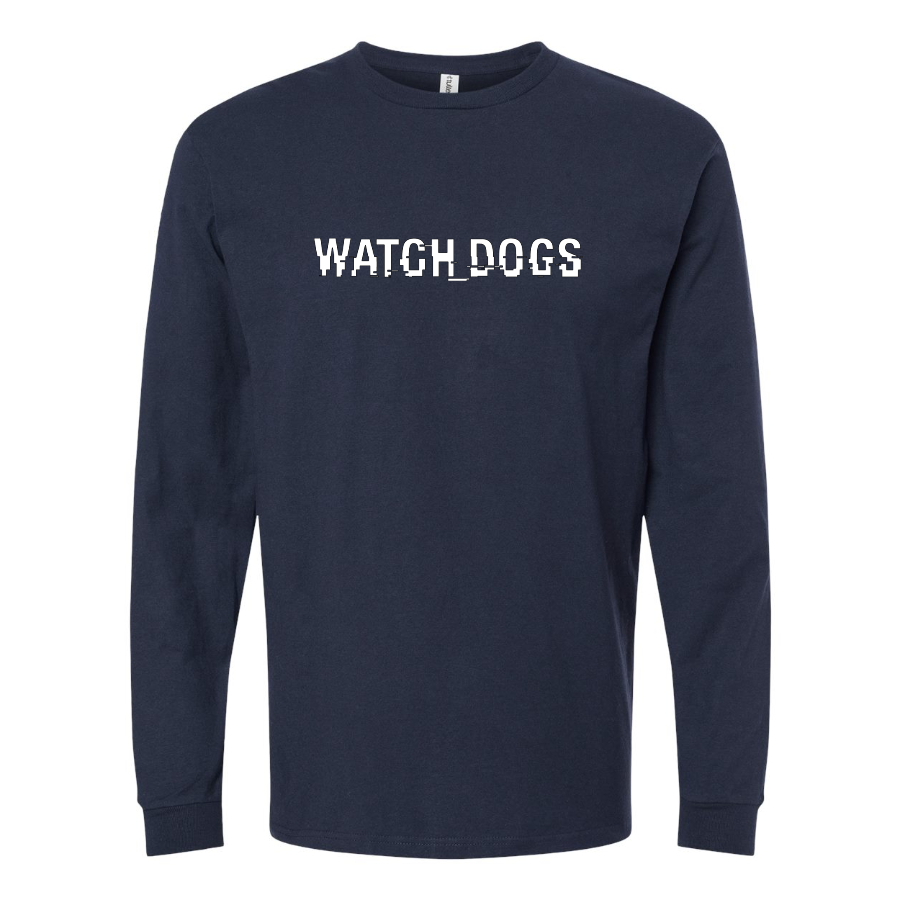 Men's Watch Dogs Video Game Long Sleeve T-Shirt