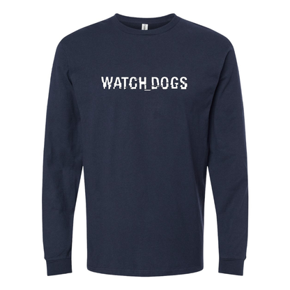 Men's Watch Dogs Video Game Long Sleeve T-Shirt