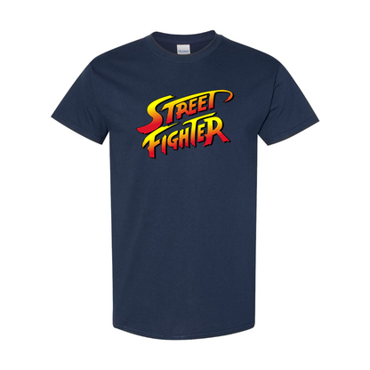 Men's Street Fighter Game Cotton T-Shirt