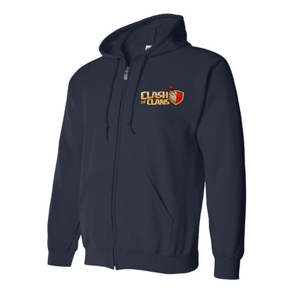 Men's Clash of Clans Game Zipper Hoodie