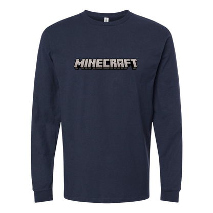 Men's Minecraft Game Long Sleeve T-Shirt