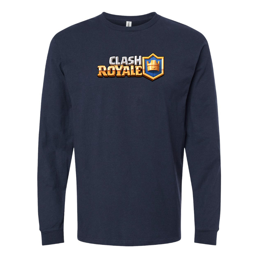 Youth Kids Clash Royale Game Long Sleeve T-Shirt