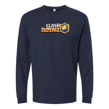 Youth Kids Clash Royale Game Long Sleeve T-Shirt