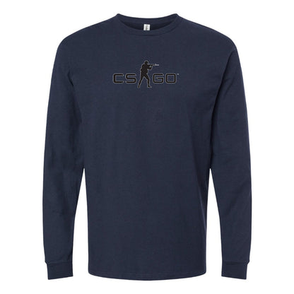 Men's Counter Strike GO Game Long Sleeve T-Shirt