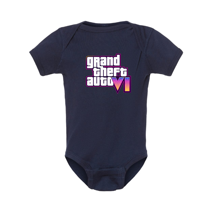 GTA 6 Grand Theft Auto VI Baby Romper Onesie Game