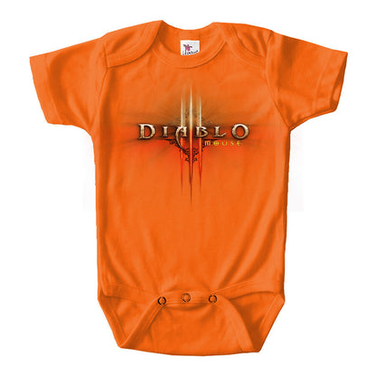 Diablo 3 Game Baby Romper Onesie