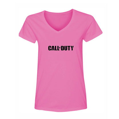 Women's Call of Duty Game V-Neck T-Shirt