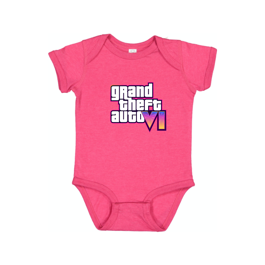 GTA 6 Grand Theft Auto VI Baby Romper Onesie Game