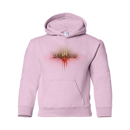 Youth Kids Diablo 3 Game Pullover Hoodie