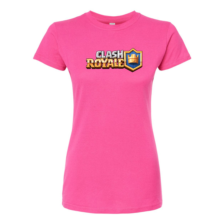 Women's Clash Royale Game Round Neck T-Shirt