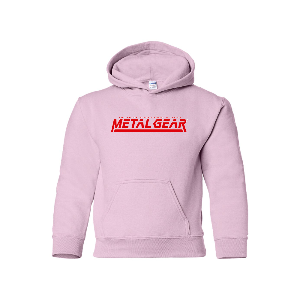 Youth Kids Metal Gear Game Pullover Hoodie