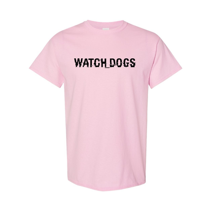 Men's Watch Dogs Video Game Cotton T-Shirt