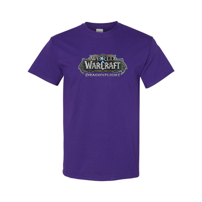 Men's World of Warcraft Dragon Flight Game Cotton T-Shirt