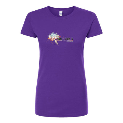 Women's  Final Fantasy XIV Game V-Neck T-Shirt