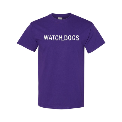 Men's Watch Dogs Video Game Cotton T-Shirt