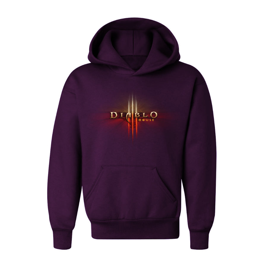 Youth Kids Diablo 3 Game Pullover Hoodie