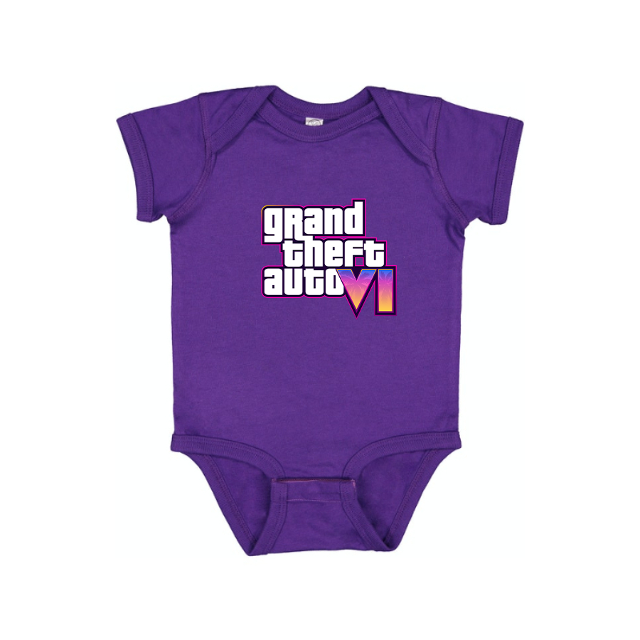 GTA 6 Grand Theft Auto VI Baby Romper Onesie Game