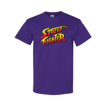 Men's Street Fighter Game Cotton T-Shirt