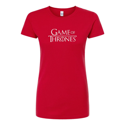 Women's Game of Thrones TV Show Round Neck T-Shirt