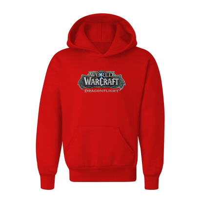 Youth Kids World of Warcraft Dragon Flight Game  Pullover Hoodie