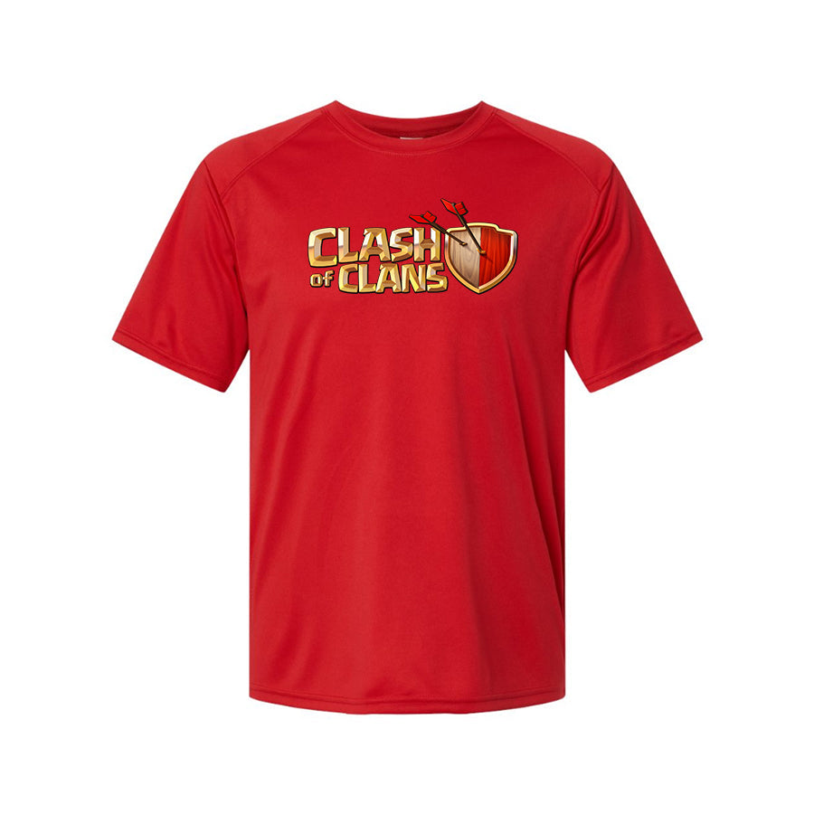 Youth Kids Clash of Clans Game Performance T-Shirt