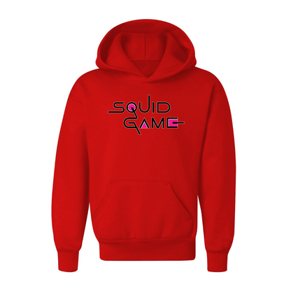 Youth Kids Squid Game Show Pullover Hoodie