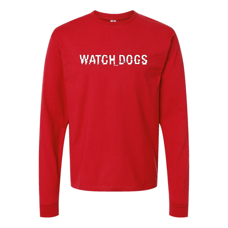 Youth Kids Watch Dogs Video Game Long Sleeve T-Shirt