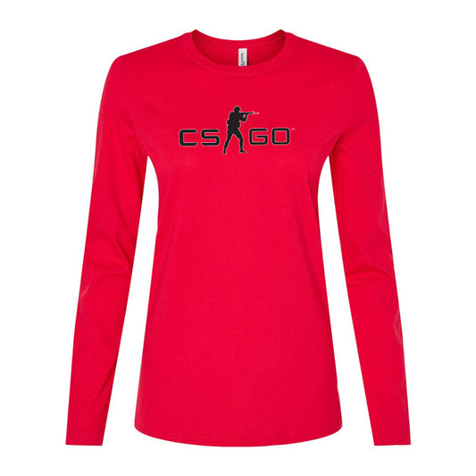 Women's Counter Strike GO Game Long Sleeve T-Shirt