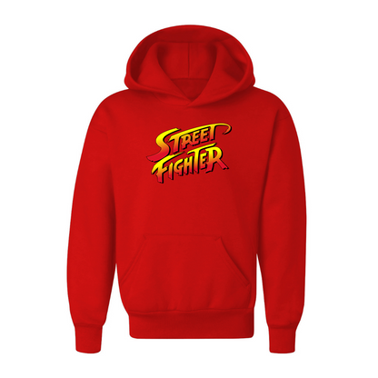 Youth Kids Street Fighter Game Pullover Hoodie