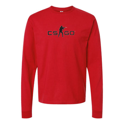 Men's Counter Strike GO Game Long Sleeve T-Shirt