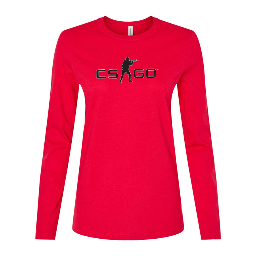 Women's Counter Strike GO Game Long Sleeve T-Shirt