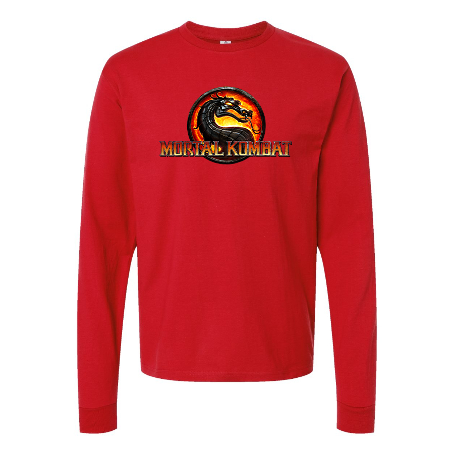 Youth Kids Mortal Kombat Game Long Sleeve T-Shirt