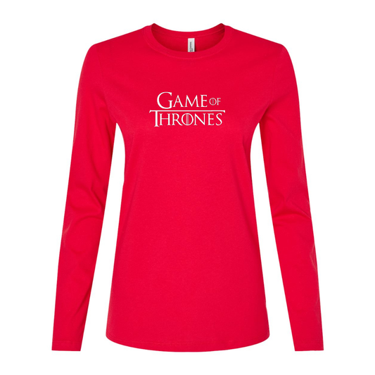 Women's Game of Thrones TV Show Long Sleeve T-Shirt