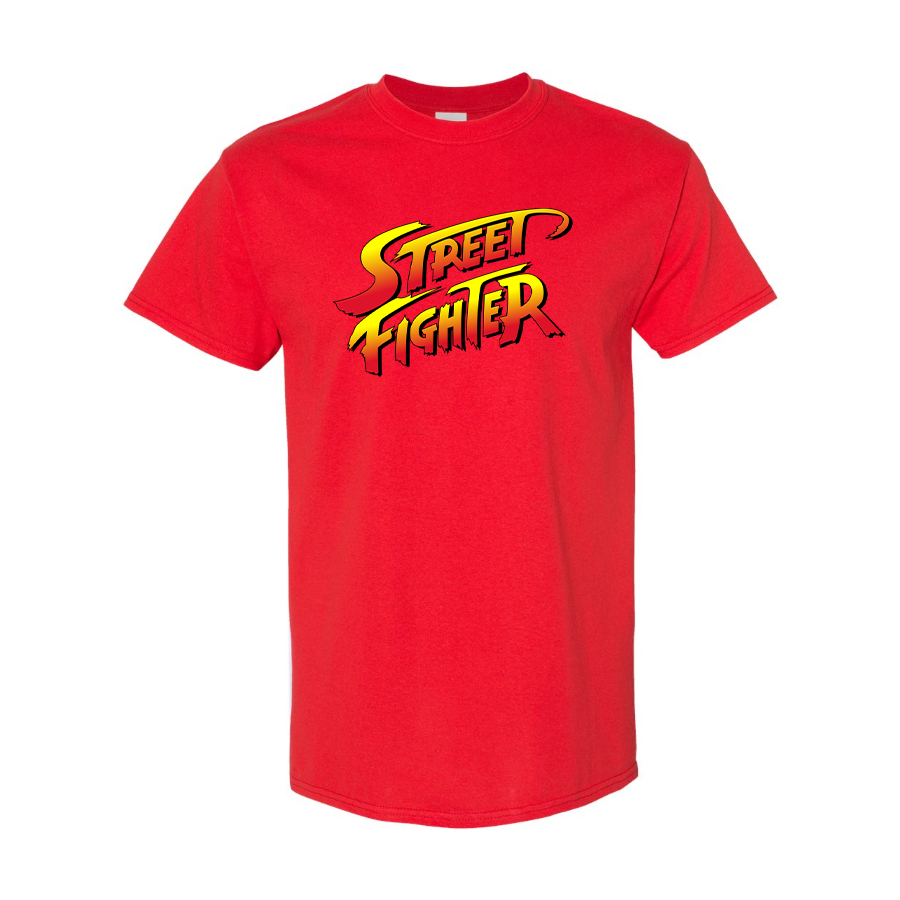 Men's Street Fighter Game Cotton T-Shirt