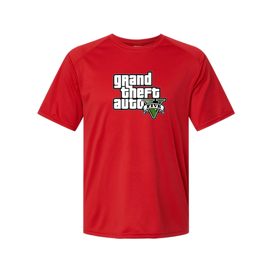 Youth Kids GTA 5 Grand Theft Auto V Performance T-Shirt Game