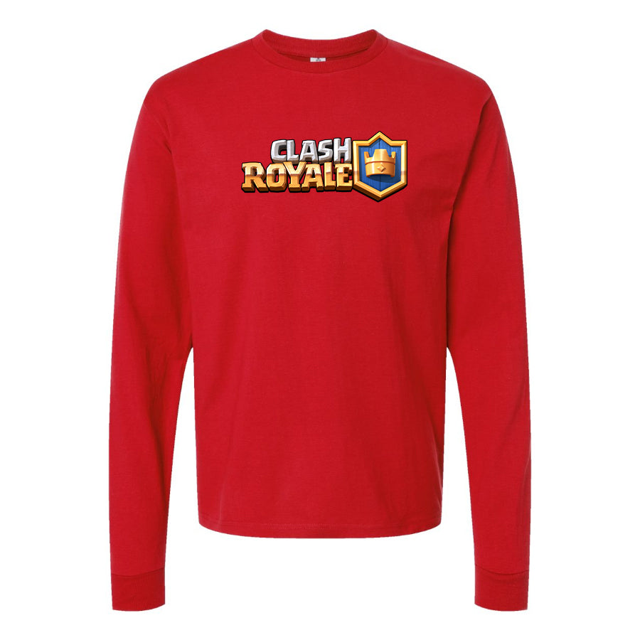 Youth Kids Clash Royale Game Long Sleeve T-Shirt