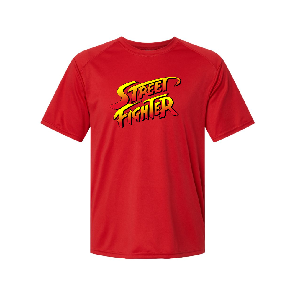 Youth Kids Street Fighter Game Performance T-Shirt