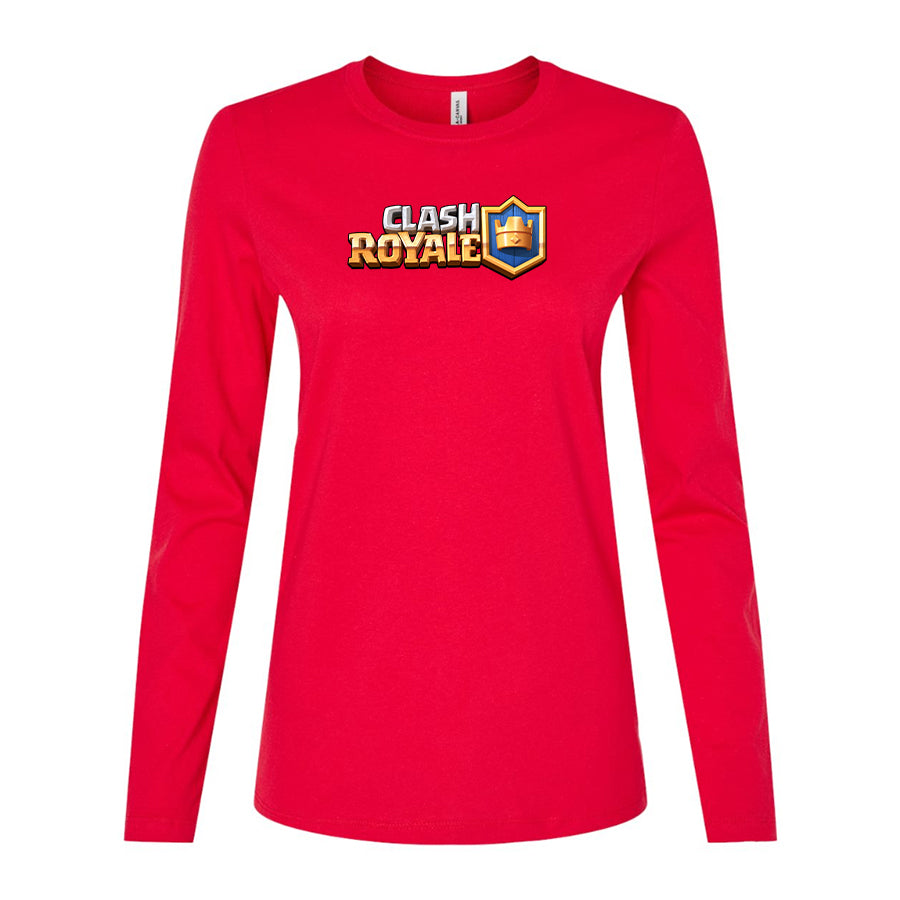 Women's Clash Royale Game Long Sleeve T-Shirt