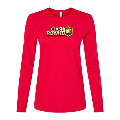 Women's Clash Royale Game Long Sleeve T-Shirt