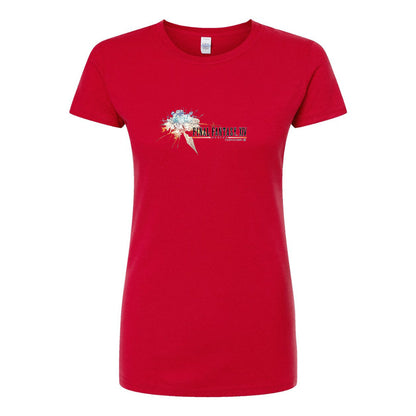 Women's  Final Fantasy XIV Game V-Neck T-Shirt