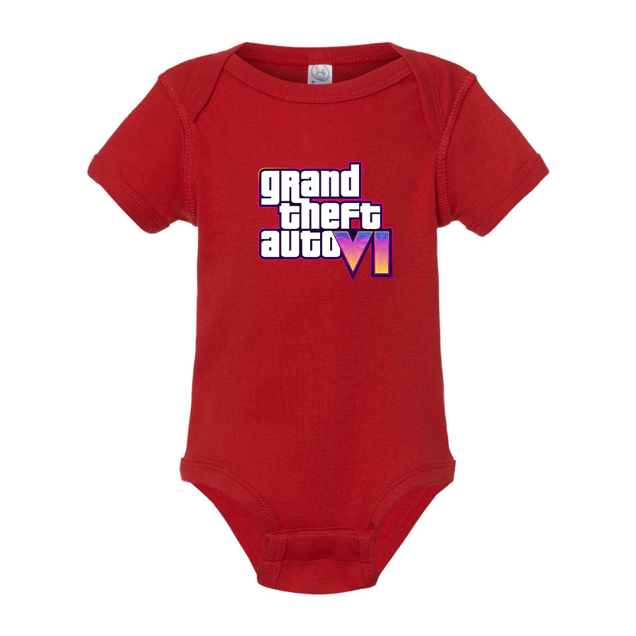 GTA 6 Grand Theft Auto VI Baby Romper Onesie Game