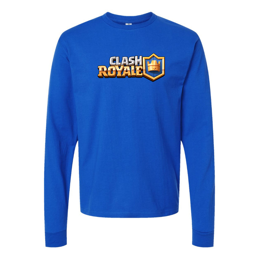 Youth Kids Clash Royale Game Long Sleeve T-Shirt