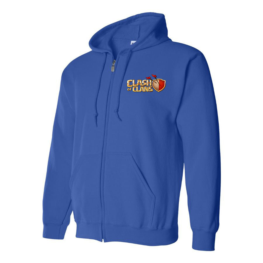 Men's Clash of Clans Game Zipper Hoodie