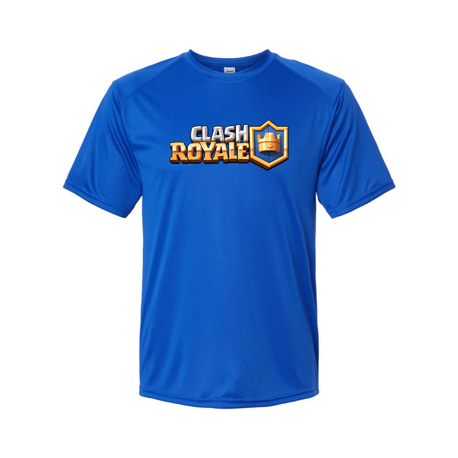 Youth Kids Clash Royale Game Performance T-Shirt