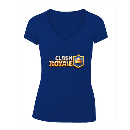 Women's Clash Royale Game V-Neck T-Shirt