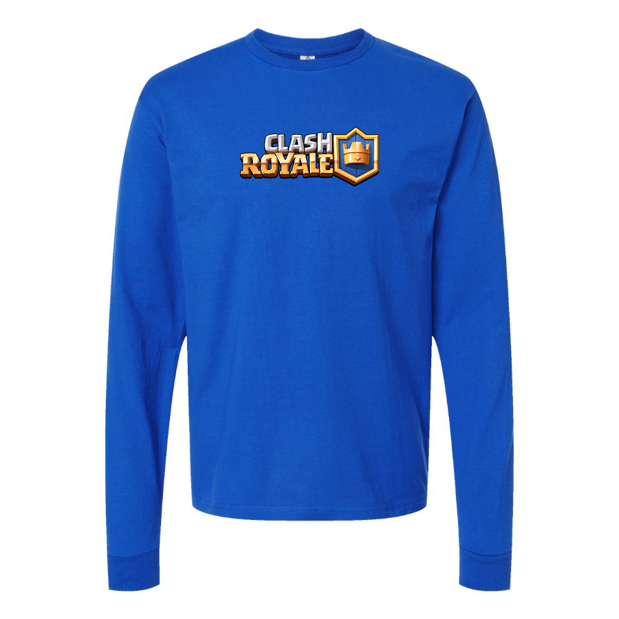 Men's Clash Royale Game Long Sleeve T-Shirt