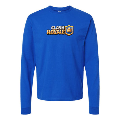 Men's Clash Royale Game Long Sleeve T-Shirt