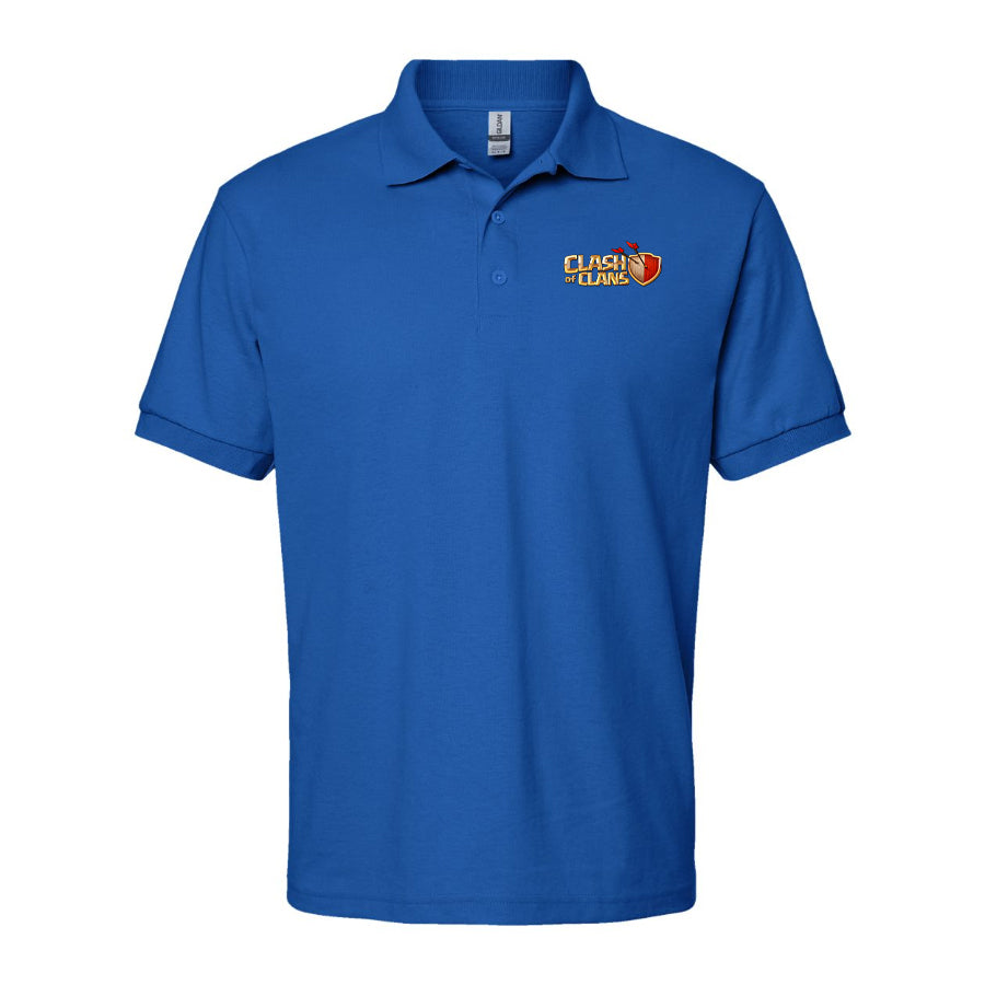 Men's Clash of Clans Game Dry Blend Polo