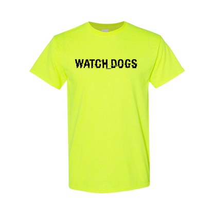 Men's Watch Dogs Video Game Cotton T-Shirt