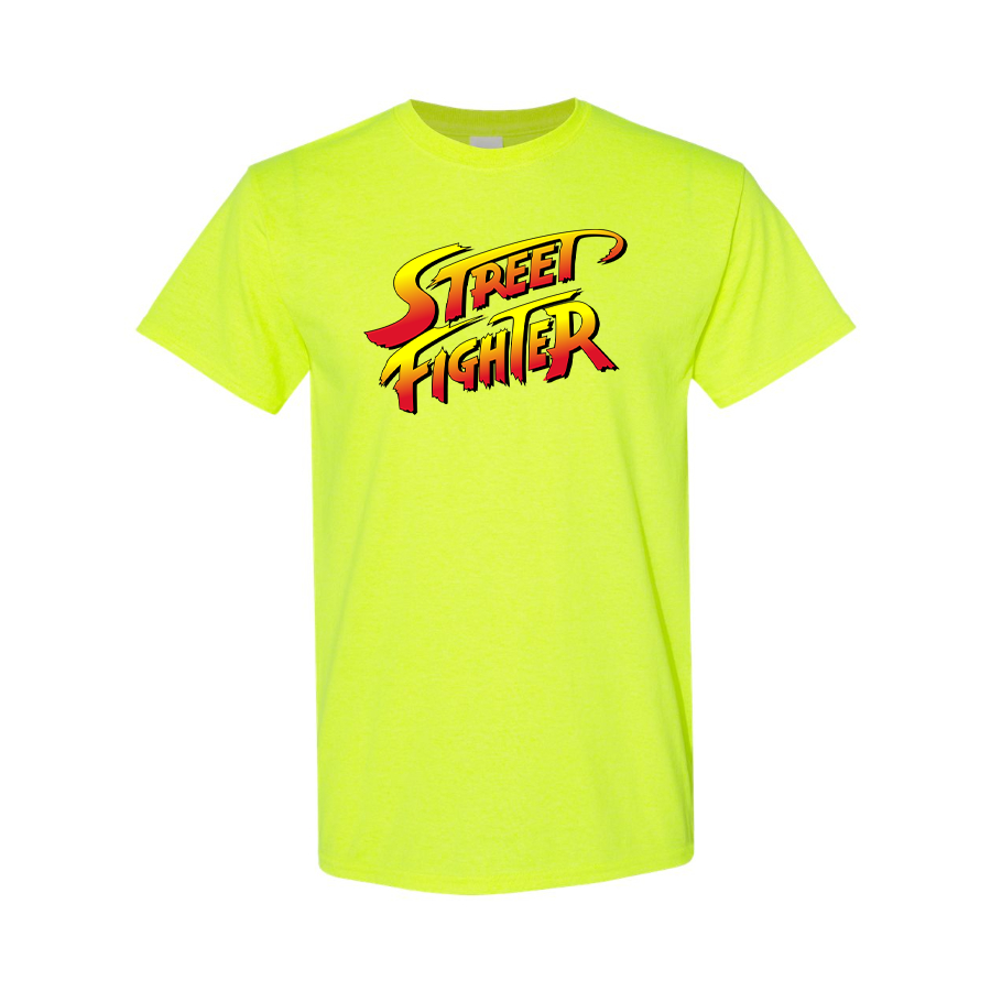 Men's Street Fighter Game Cotton T-Shirt